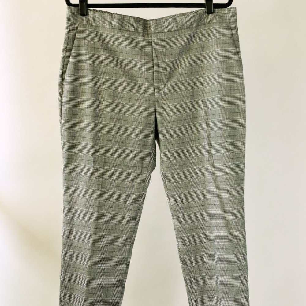 Zara Grey Checkered Pants 44